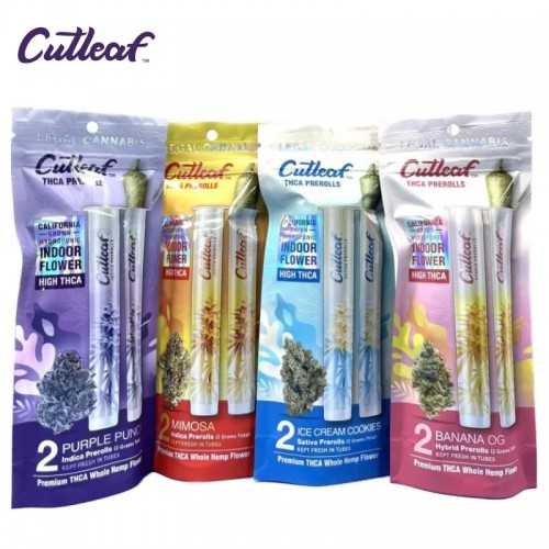 CUTLEAF THC-A PRE ROLLS 2GM/2CT/10PK